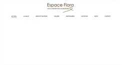 Desktop Screenshot of espaceflora.com