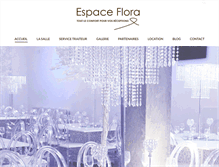 Tablet Screenshot of espaceflora.com